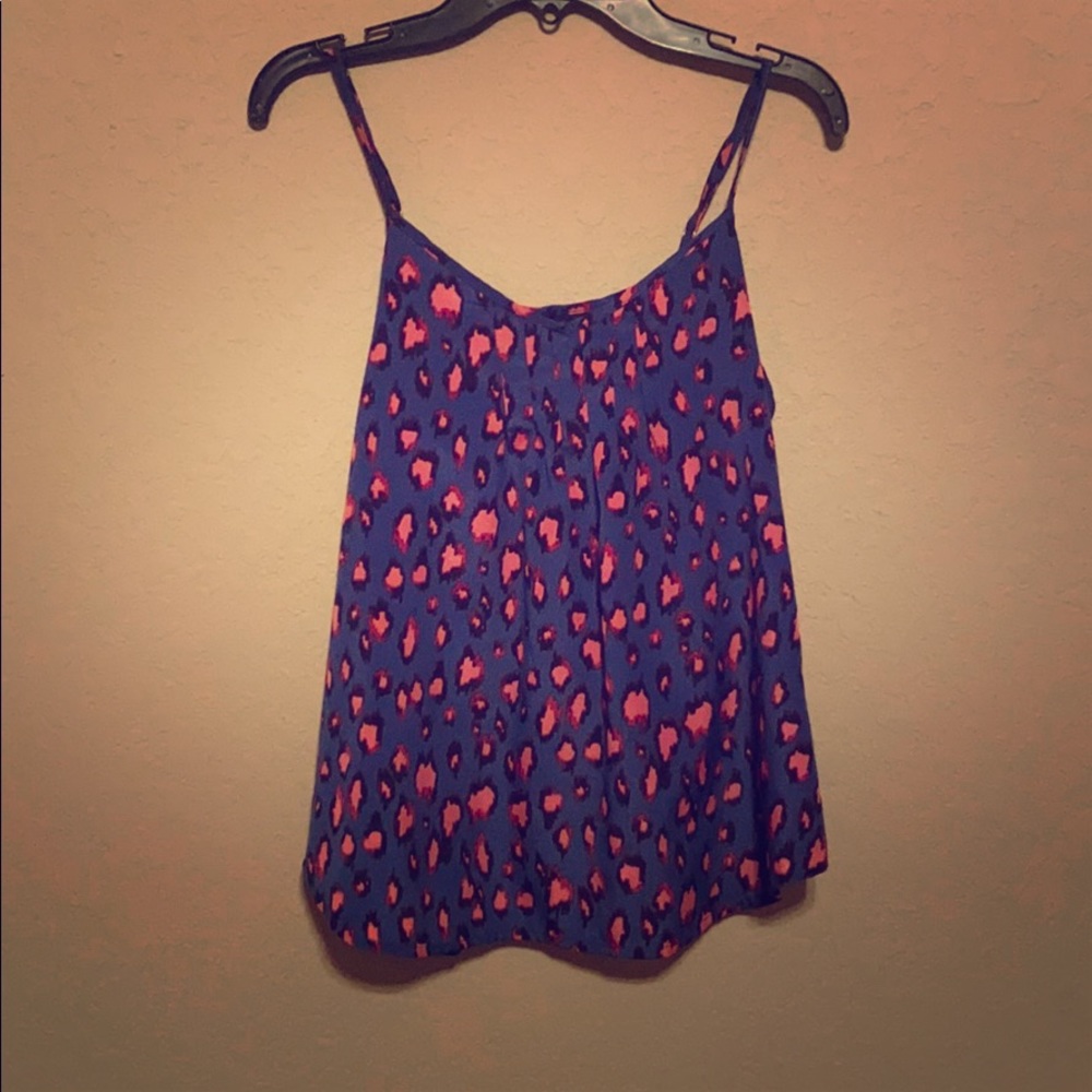 Cute print dressy top.